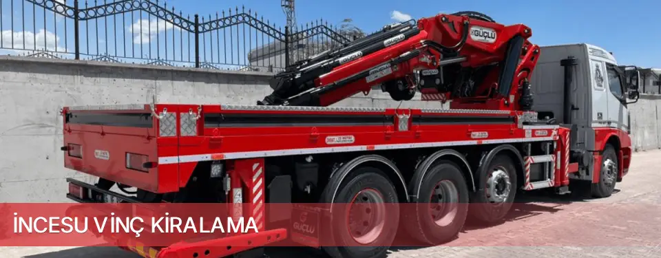 İncesu İlçemi Vinç Kiralama